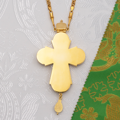 2.10.0649лнпэ-2/64лп Крест наперсный с натуральными камнями фото 6 2.10.0649лнпэ-2/64лп Крест наперсный с натуральными камнями фото 6