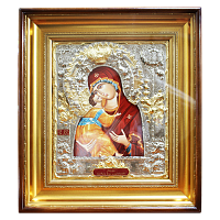 2.14.0139лф-5 Икона  настенная Богородица Владимирская
