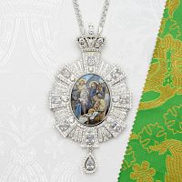 2.7.1579л-18/1л Панагия с цепью (Юв. сплав)