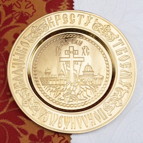 2.7.1814лп-К/7 Евхаристический набор на 1л в позолоте фото 16