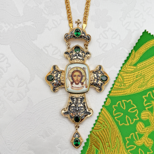 2.10.0369лпр-2/1лп Наперсный крест в позолоте 2.10.0369лпр-2/1лп Наперсный крест в позолоте