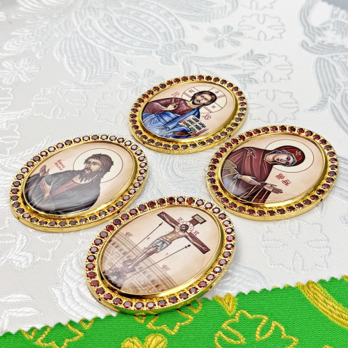 2.7.1620лп-К Набор икон на митру фото 2 2.7.1620лп-К Набор икон на митру фото 2