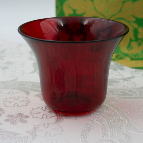 2.7.0694лп-К Напрестольный комплект с красными камнями в позолоте фото 8