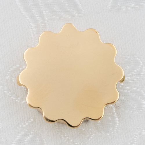 2.7.0631лф-М Мощевик латунный с вставками в позолоте и фрагментарным серебрением фото 2 2.7.0631лф-М Мощевик латунный с вставками в позолоте и фрагментарным серебрением фото 2