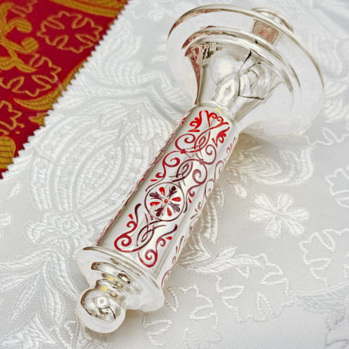 2.7.0747л Подсвечник латунный с травлением фото 3