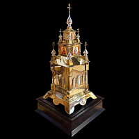 (2.7.2409лп-15) (Дарохранительница в комплекте с колпаком) (Юв. сплав)