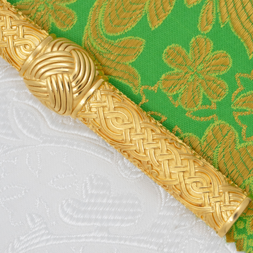 2.7.2835лп-2 Крест напрестольный латунный в позолоте фото 2