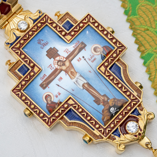 2.10.0657лп-18/155лп-М Крест наперсный латунный в позолоте фото 6 2.10.0657лп-18/155лп-М Крест наперсный латунный в позолоте фото 6