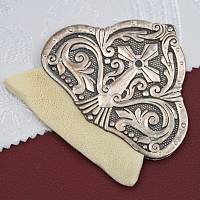 2.7.1310л Губка для антиминса латунная в серебрении большая